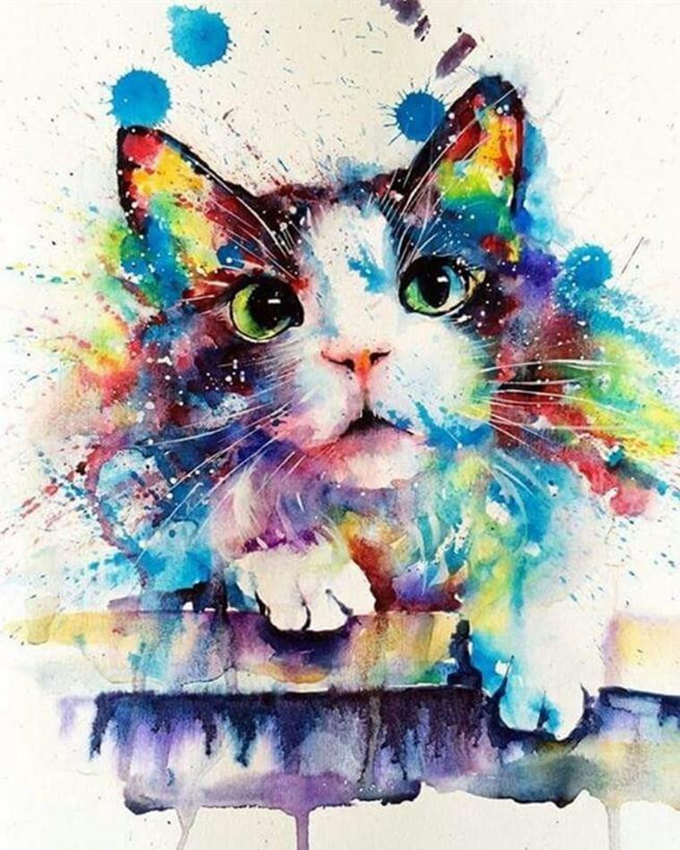 Cat & Dog Paint By Numbers Kits UK For Kids RSB8196
