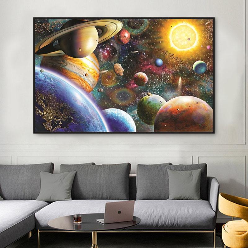 Natural Galaxy Paint By Numbers Kits UK For Adult RSB8283
