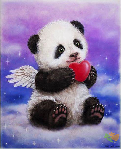 Animal Paint By Numbers Kits UK SQ3235
