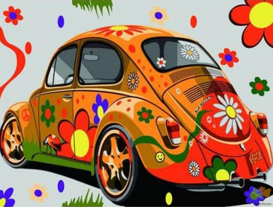 Engine Paint By Numbers Kits UK SQ3334