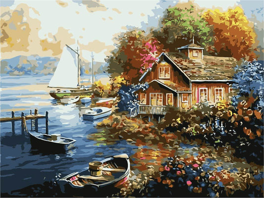 Natural Paint By Numbers Kits UK For Adult TCR3051