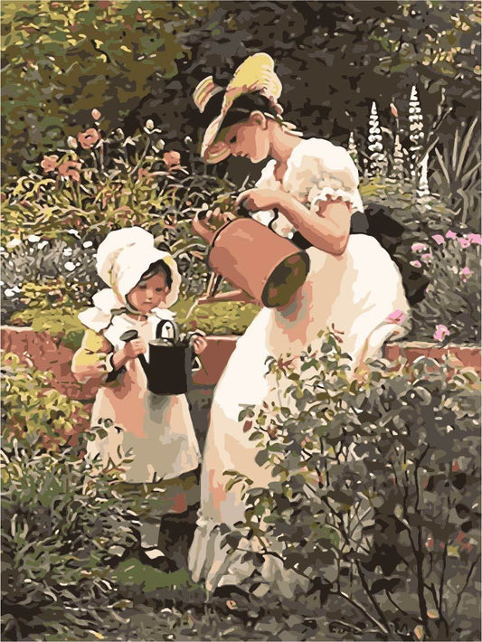 Portrait Paint By Numbers Kits UK For Adult TCR3056