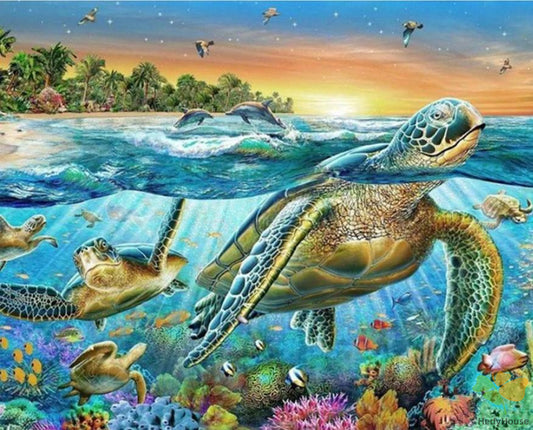 Animal Paint By Numbers Kits UK VM90138