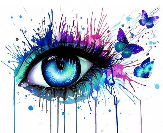 Pattern Eye Unique Paint By Numbers HQD1419