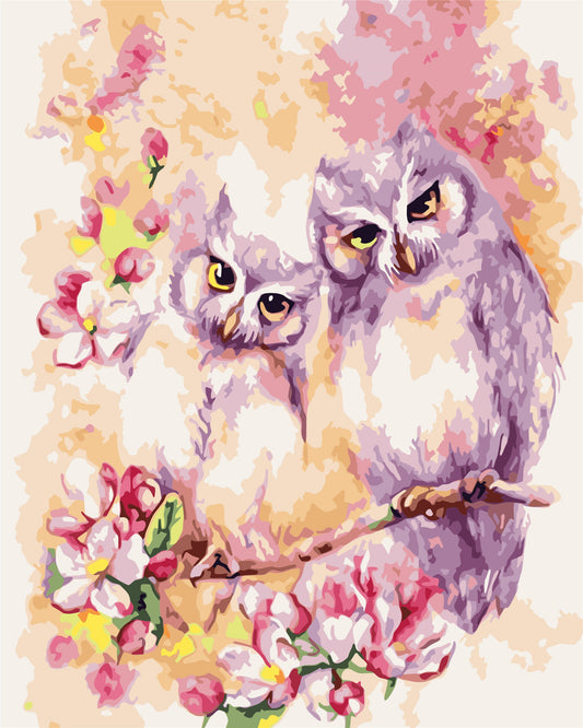 Bird Paint By Numbers Kits UK W-204