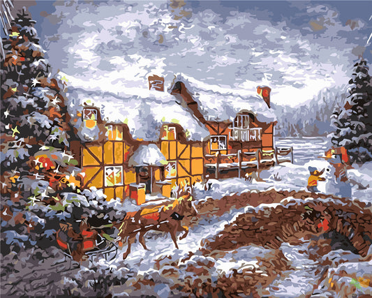 Landscape Paint By Numbers Kits UK W-213 