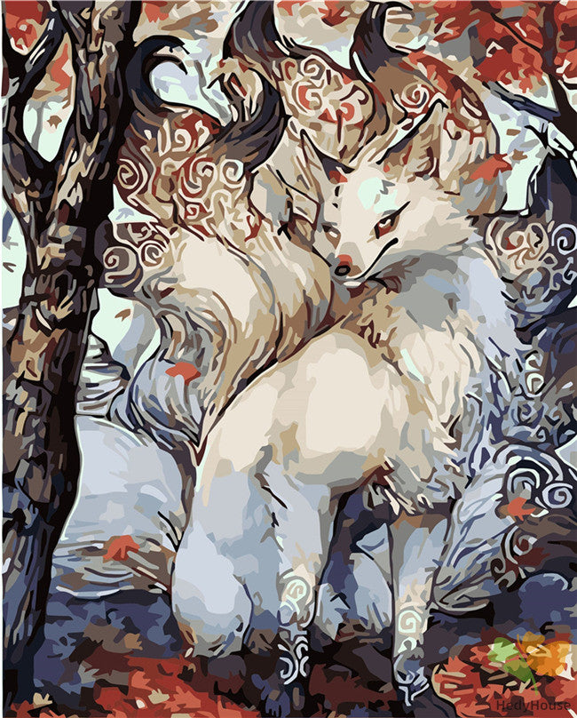 Animal Paint By Numbers Kits UK WH-1212