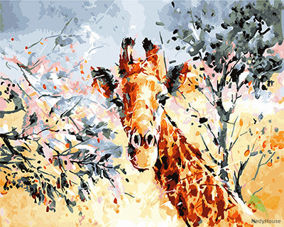 Animal Paint By Numbers Kits UK WH-1216