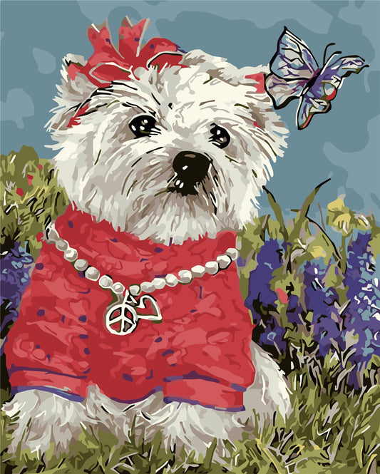 Cat & Dog Paint By Numbers Kits UK WH-1229