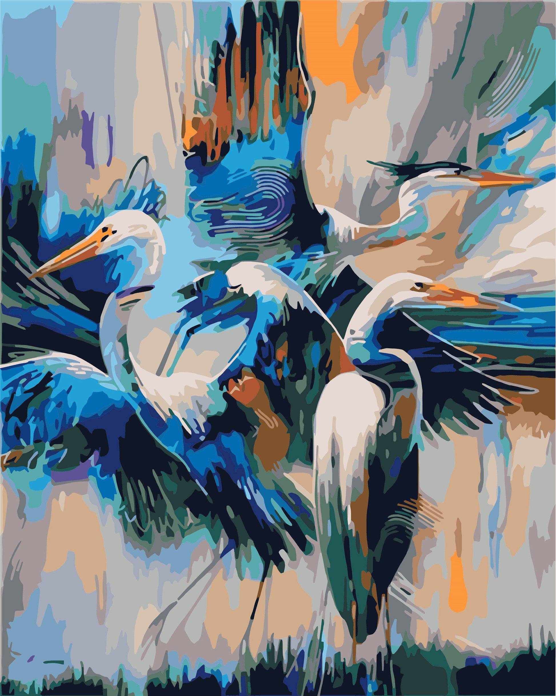 Bird Paint By Numbers Kits UK WH-1289