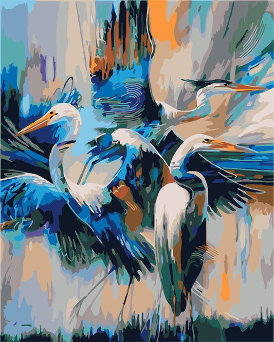 Bird Paint By Numbers Kits UK WH-1289