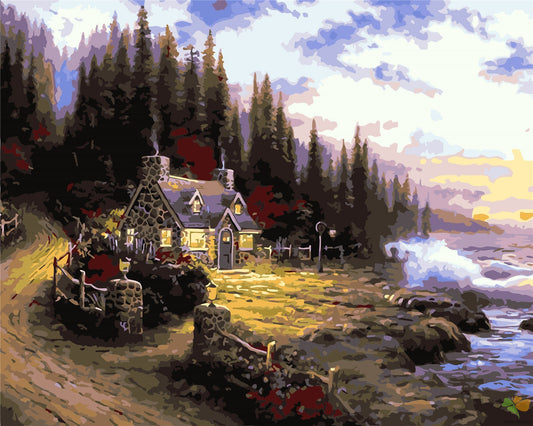 Landscape Paint By Numbers Kits UK WH-1370