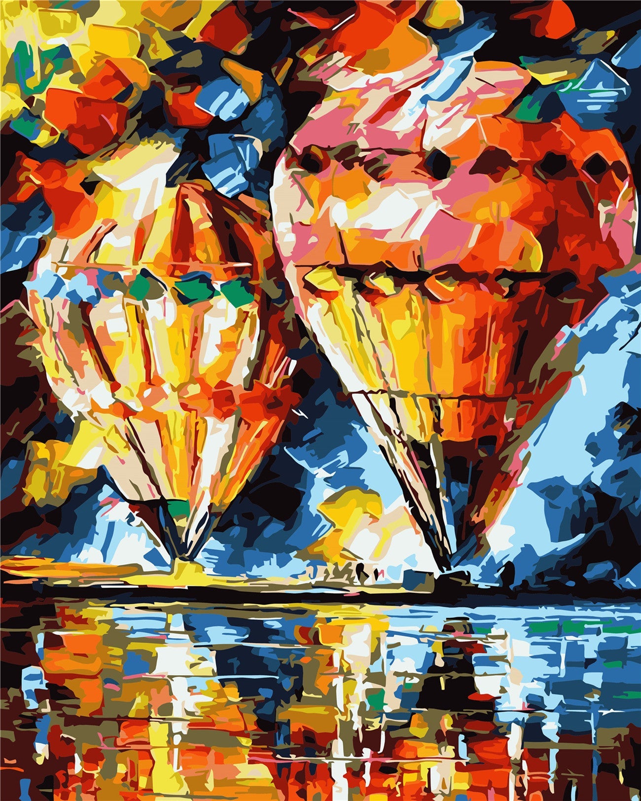 Colorful Paint By Numbers Kits UK WH-1386