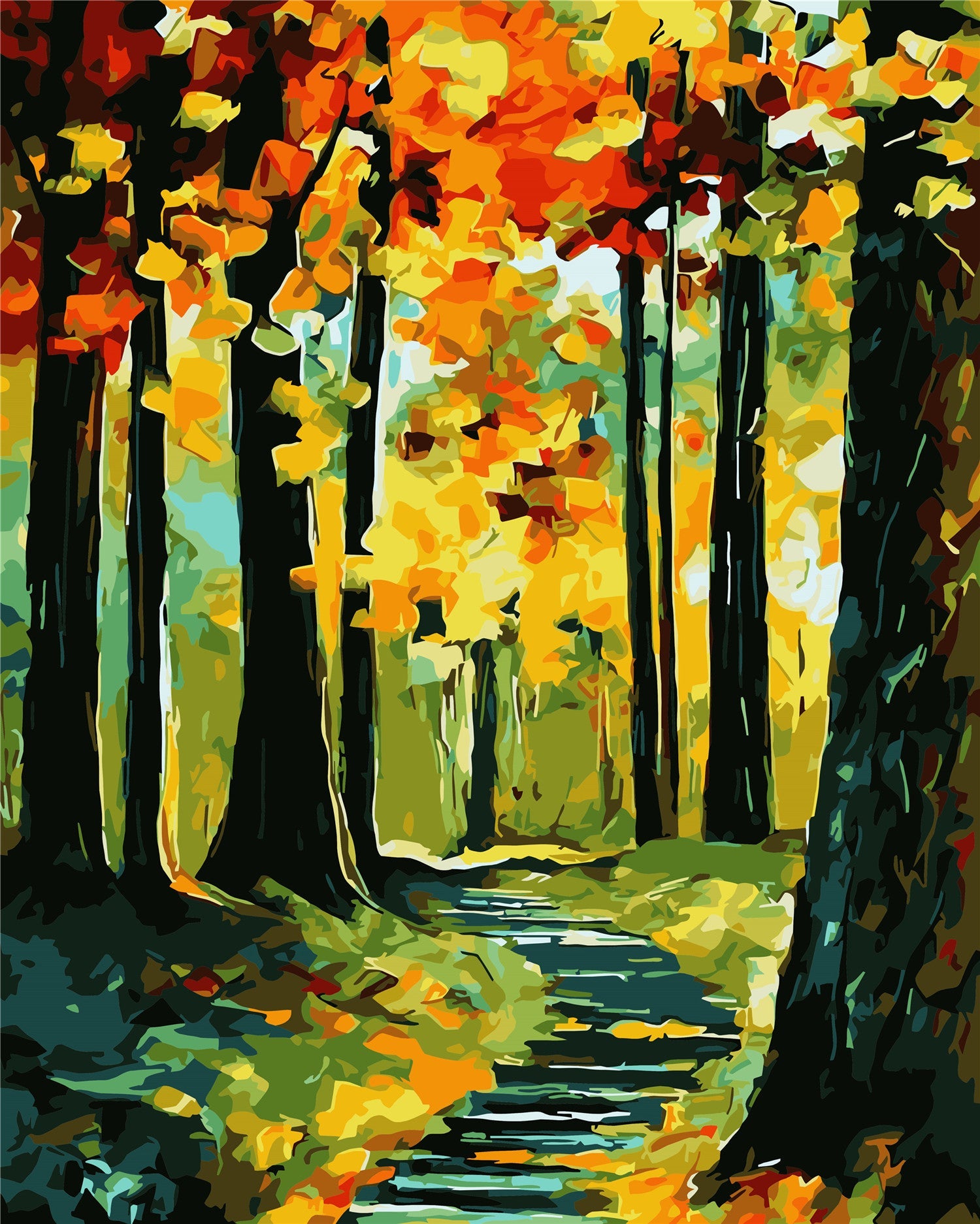 Colorful Paint By Numbers Kits UK WH-1389