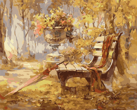 Tree Paint By Numbers Kits UK For Adult WH-1414