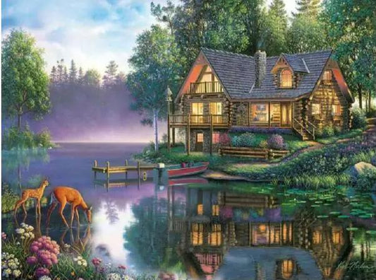 Natural Paint By Numbers Kits UK For Adult WH-3005
