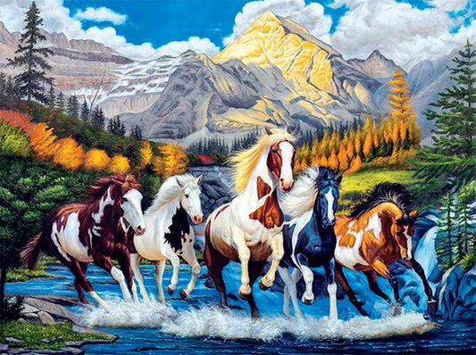 Animal Paint By Numbers Kits UK For Adult WH-3020