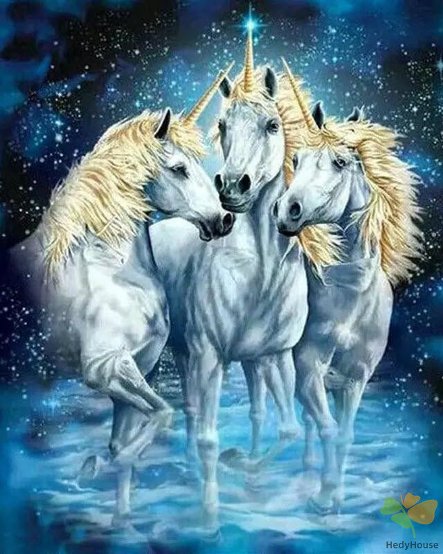 Animal Paint By Numbers Kits UK WH-3023