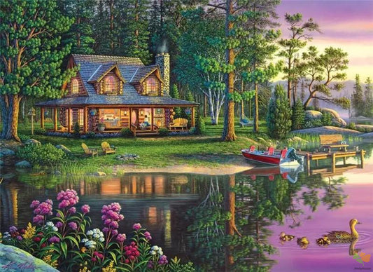 Landscape Paint By Numbers Kits UK WH-3038