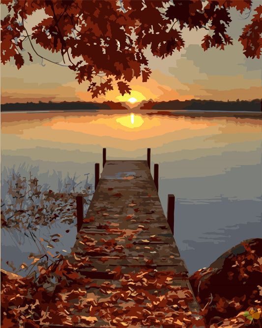 Landscape Paint By Numbers Kits UK WH-80625