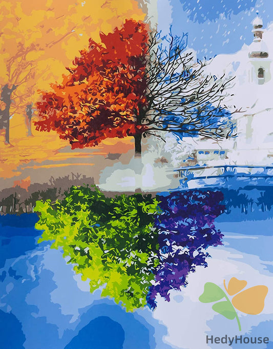Nature Paint By Numbers Kits UK WH-80714