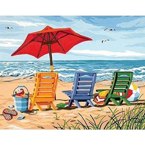 Landscape Paint By Numbers Kits UK For Adult WH2017