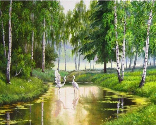 Natural Paint By Numbers Kits UK For Adult WH2029