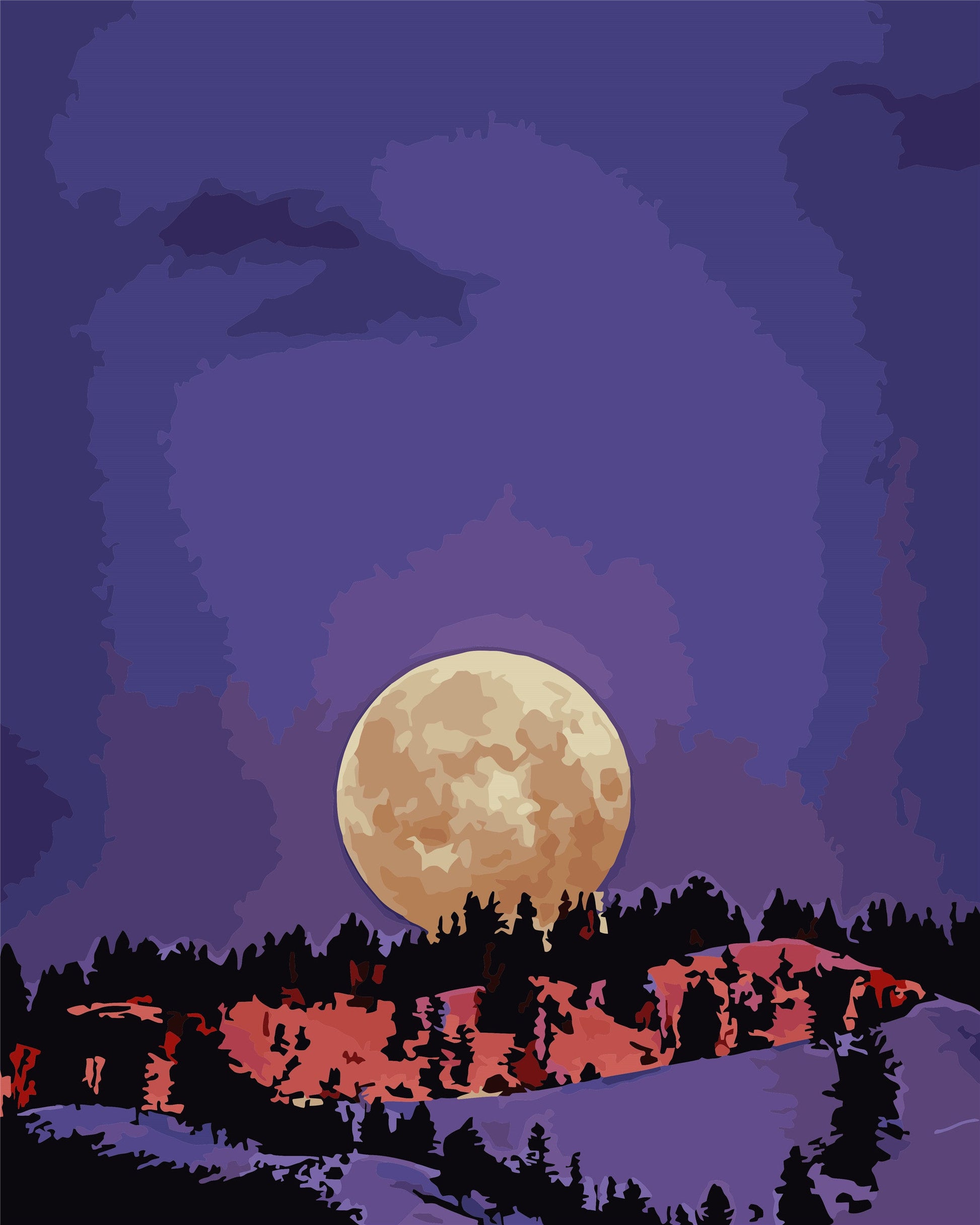 Dreamy Paint By Numbers Kits UK WH6164