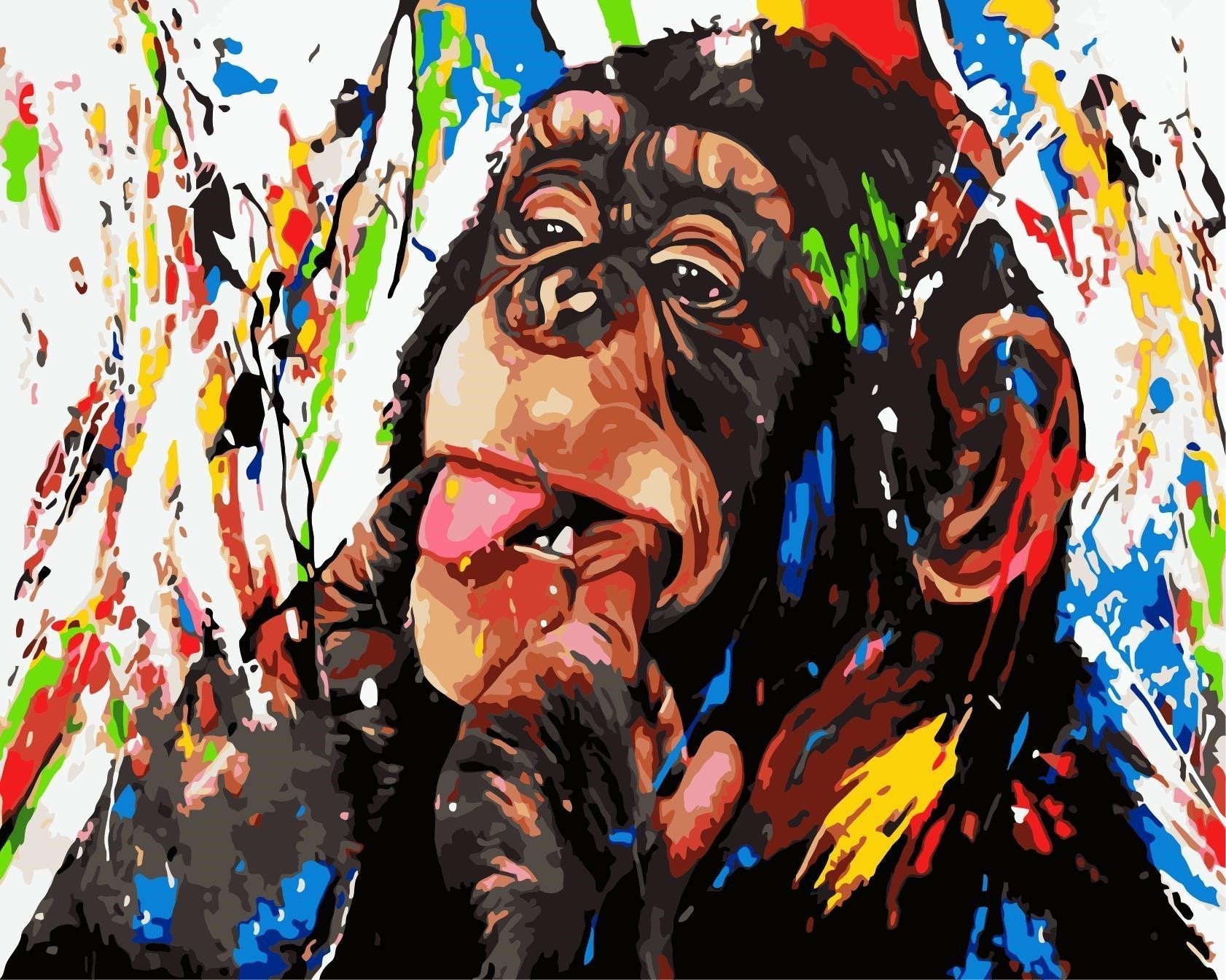 Animal Paint By Numbers Kits UK For Adult WM-1209