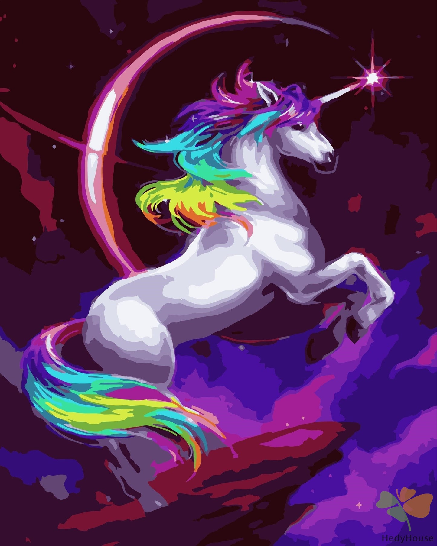 Animal Paint By Numbers Kits UK WM-130