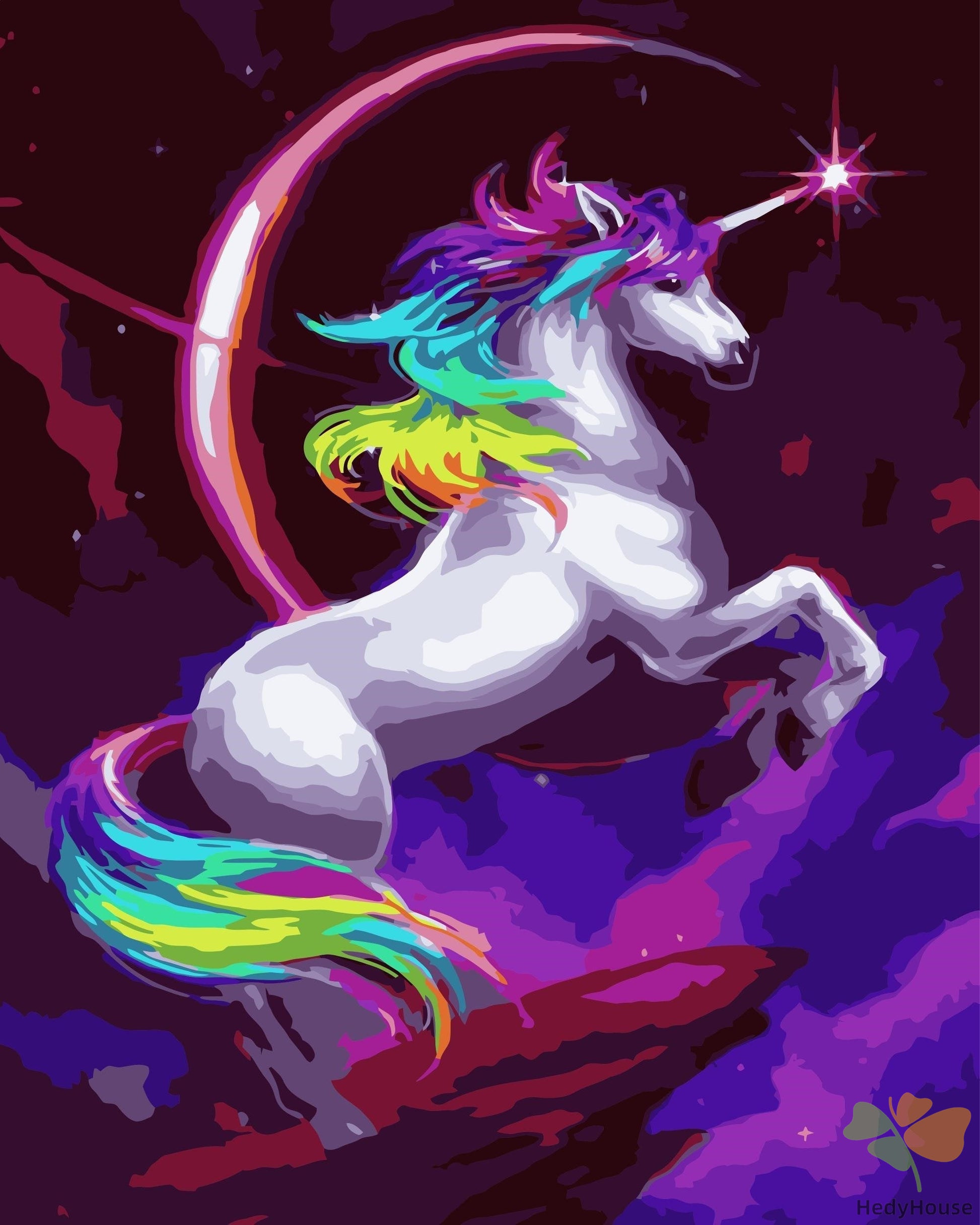 Animal Paint By Numbers Kits UK WM-130