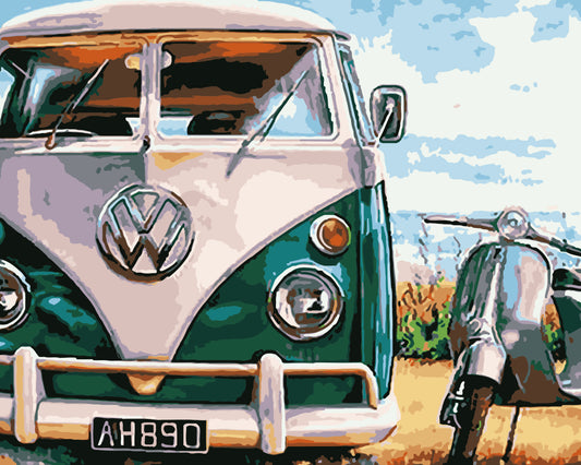 Engine Paint By Numbers Kits UK WM-1549