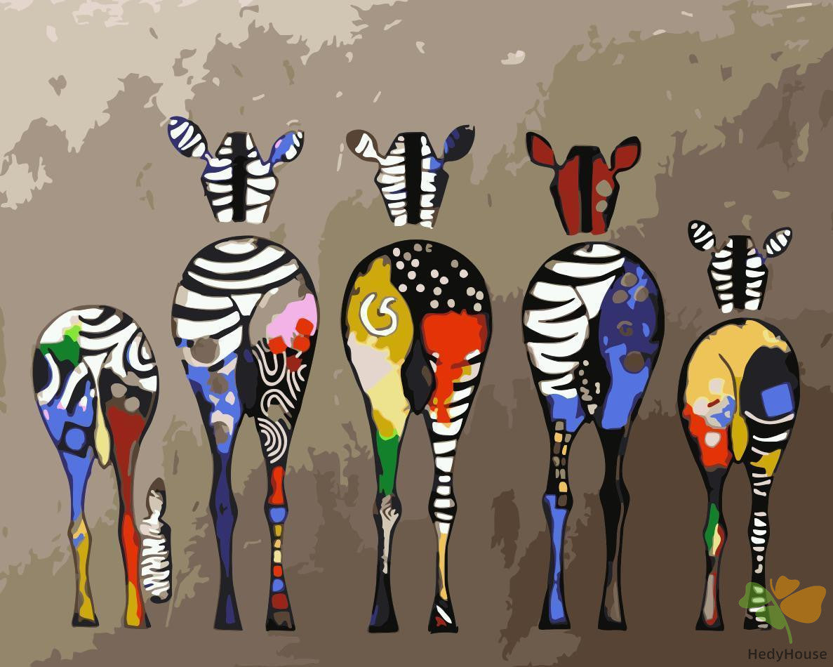 Animal Paint By Numbers Kits UK WM-881