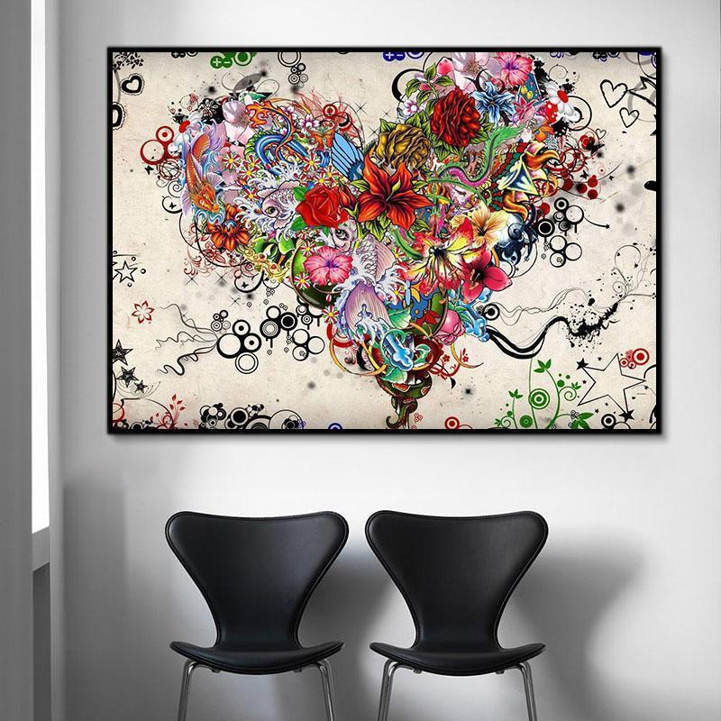 Pattern Heart Masterpiece Paint By Numbers HQD1342