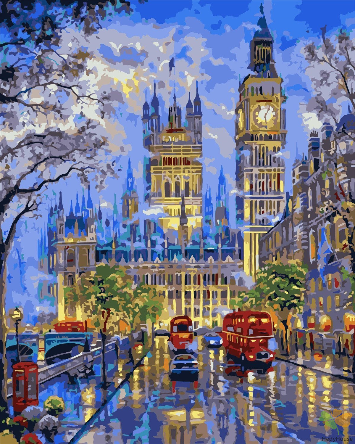 City Paint By Numbers Kits UK WM082