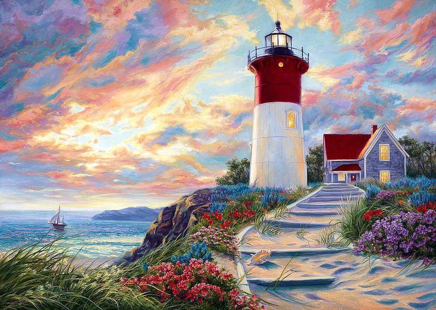 Landscape Paint By Numbers Kits UK XQ3293