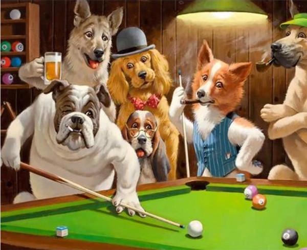 Animal Paint By Numbers Kits UK XQ3573