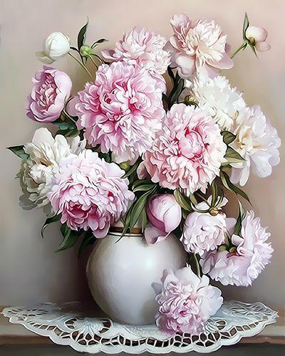 Flower Paint By Numbers Kits UK XZ157