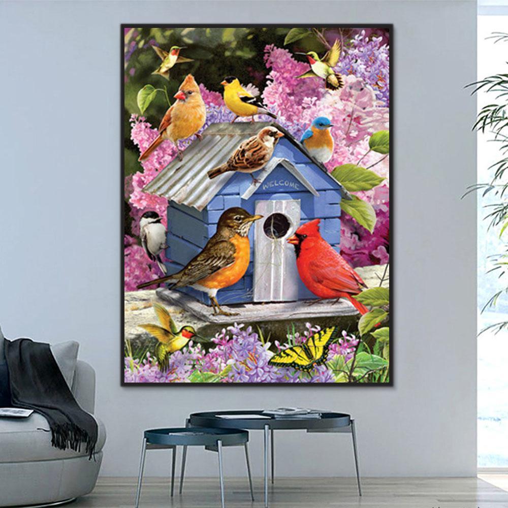 Bird Paint By Numbers Kits UK For Adult Y5528