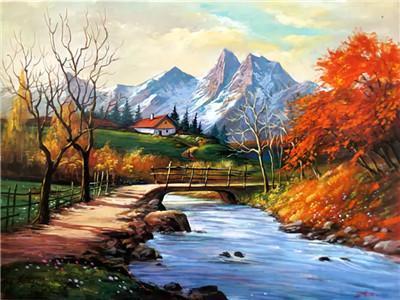 Natural Paint By Numbers Kits UK For Adult Y5703