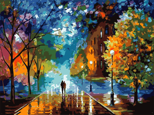 Landscape Paint By Numbers Kits UK For Adult Z201