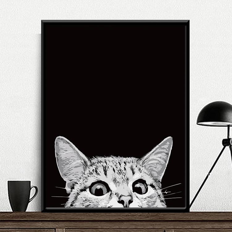 Cat & Dog Paint By Numbers Kits UK For Adult Z6012