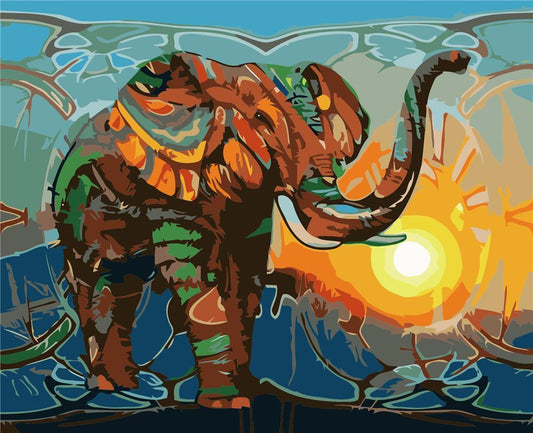 Animal Paint By Numbers Kits UK For Adult ZC3019