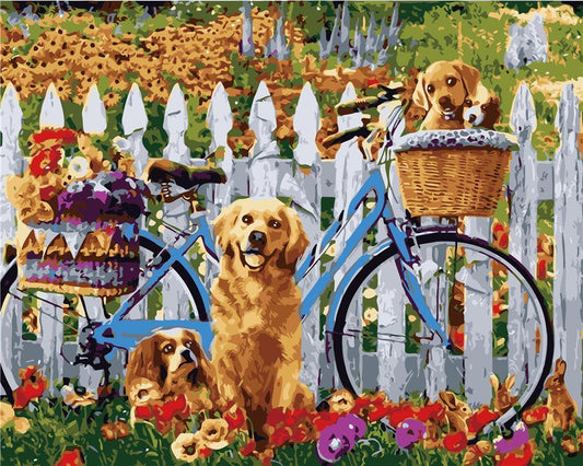 Cat & Dog Paint By Numbers Kits UK ZC3057