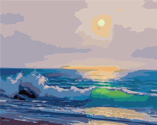 Landscape Paint By Numbers Kits UK For Adult ZC3128