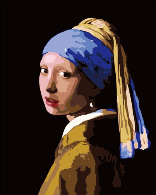 Portrait Paint By Numbers Kits UK For Adult ZC3143