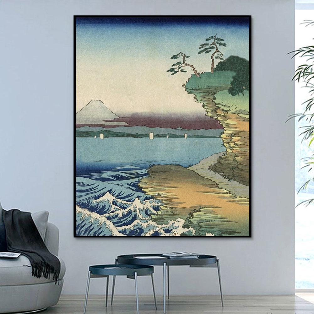 Landscape Wave Paint By Numbers Kits UK With Frame PBN92616