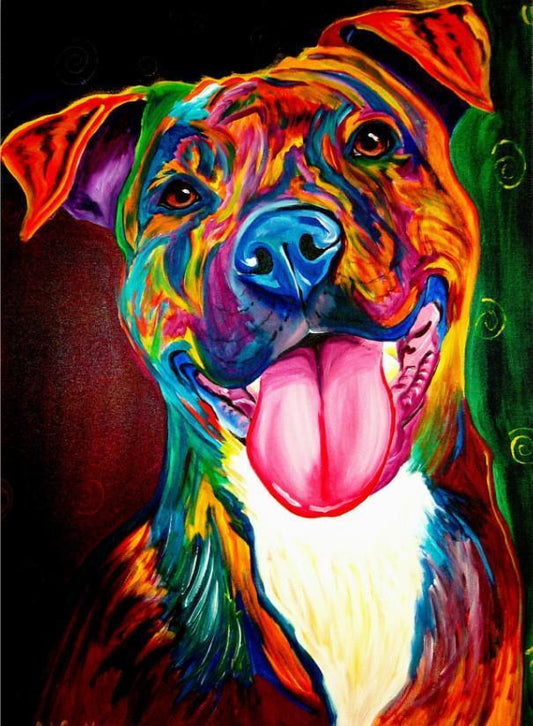 Cat & Dog Paint By Numbers Kits UK For Adult HQD1437