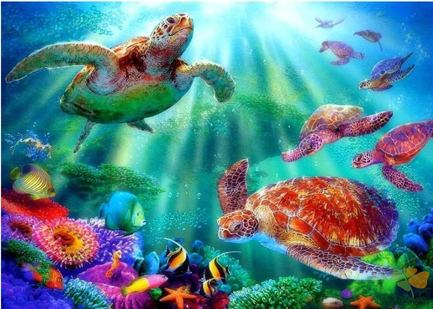 Animal Paint By Numbers Kits UK vm90139