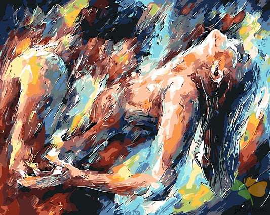 Abstract Paint By Numbers Kits UK wm-014